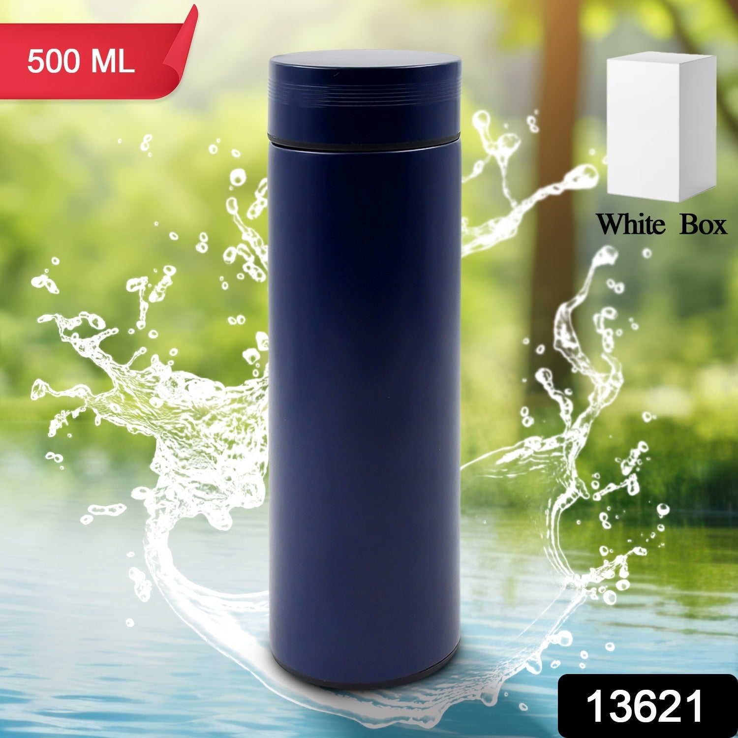 Double Stainless Steel Wall Smart Flask Water Bottle (500 ML)