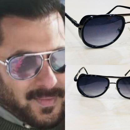 Black Speciale Oval Sunglasses (SUN-LC-0179-BLK2BLK) - SWASTIK CREATIONS The Trend Point