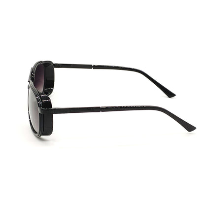 Black Speciale Oval Sunglasses (SUN-LC-0179-BLK2BLK) - SWASTIK CREATIONS The Trend Point