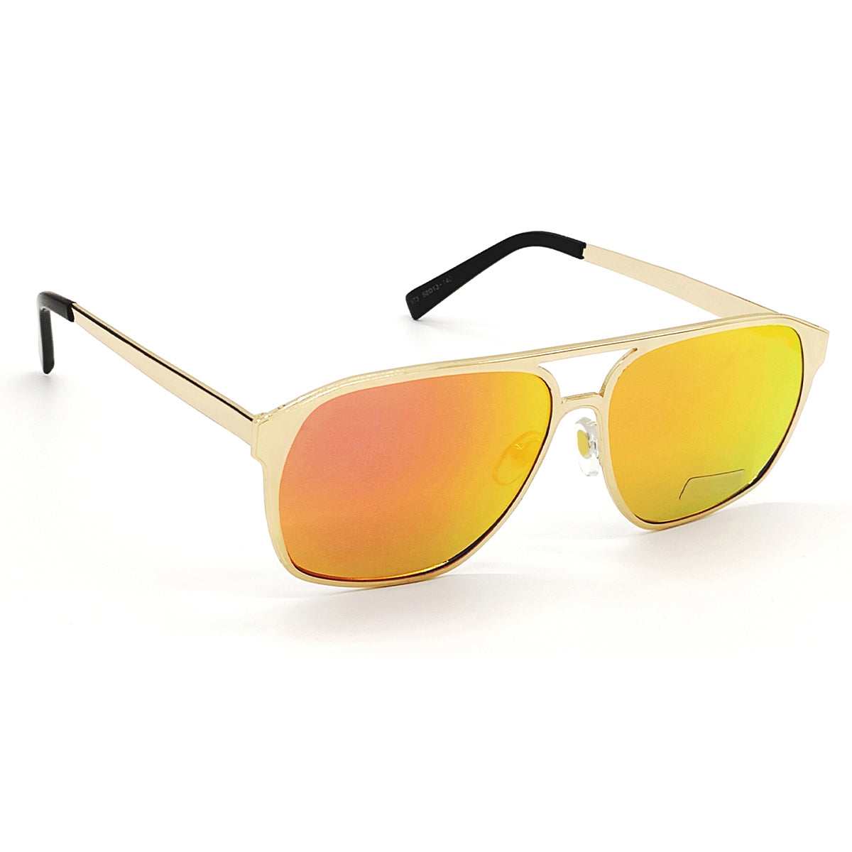 Orange MECH BEASTS Square Sunglasses (SUN-LC-0144-ORG3GLD)