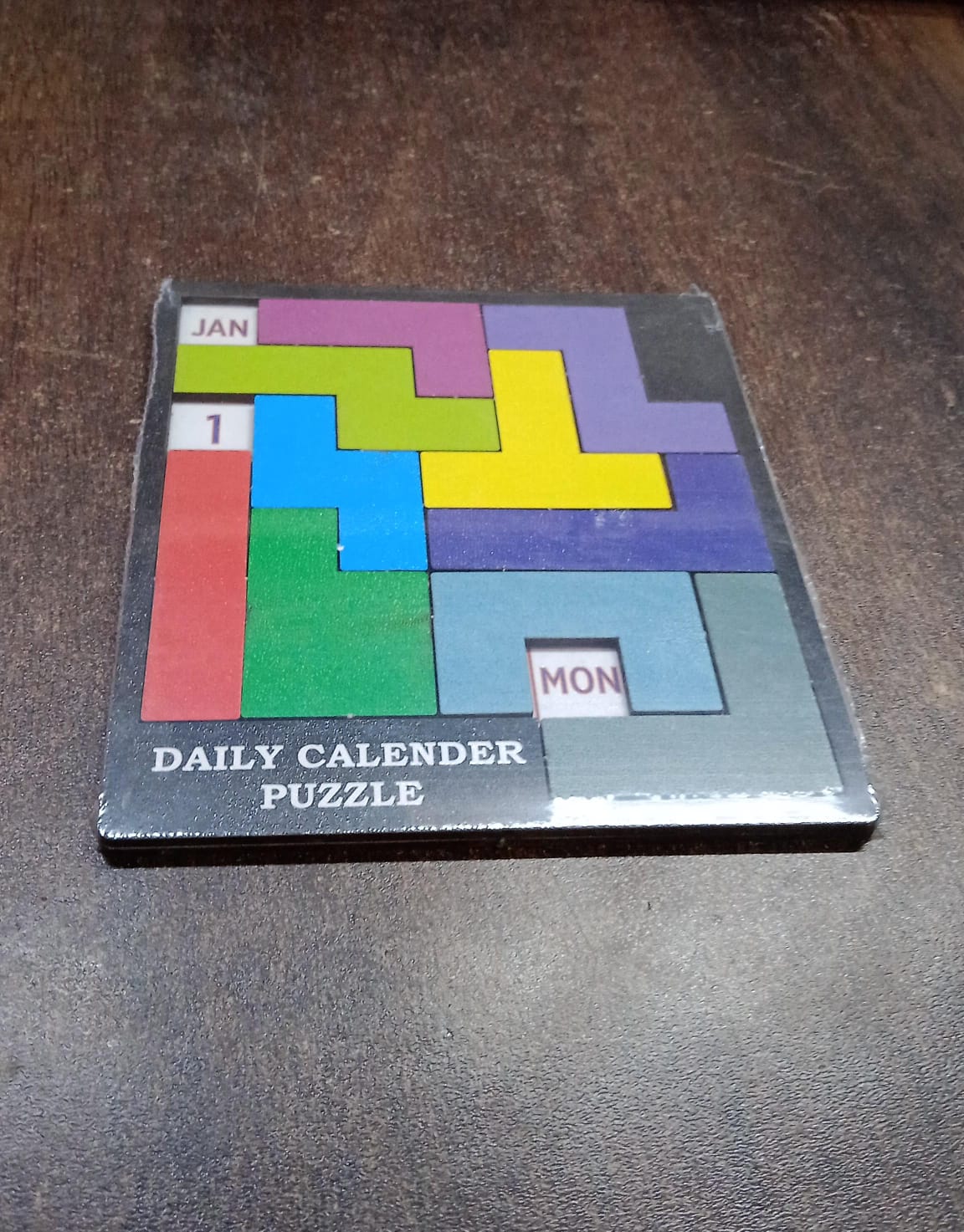 Wooden Daily Calendar Puzzle (Multicolor / 1 Set) SWASTIK CREATIONS The Trend Point