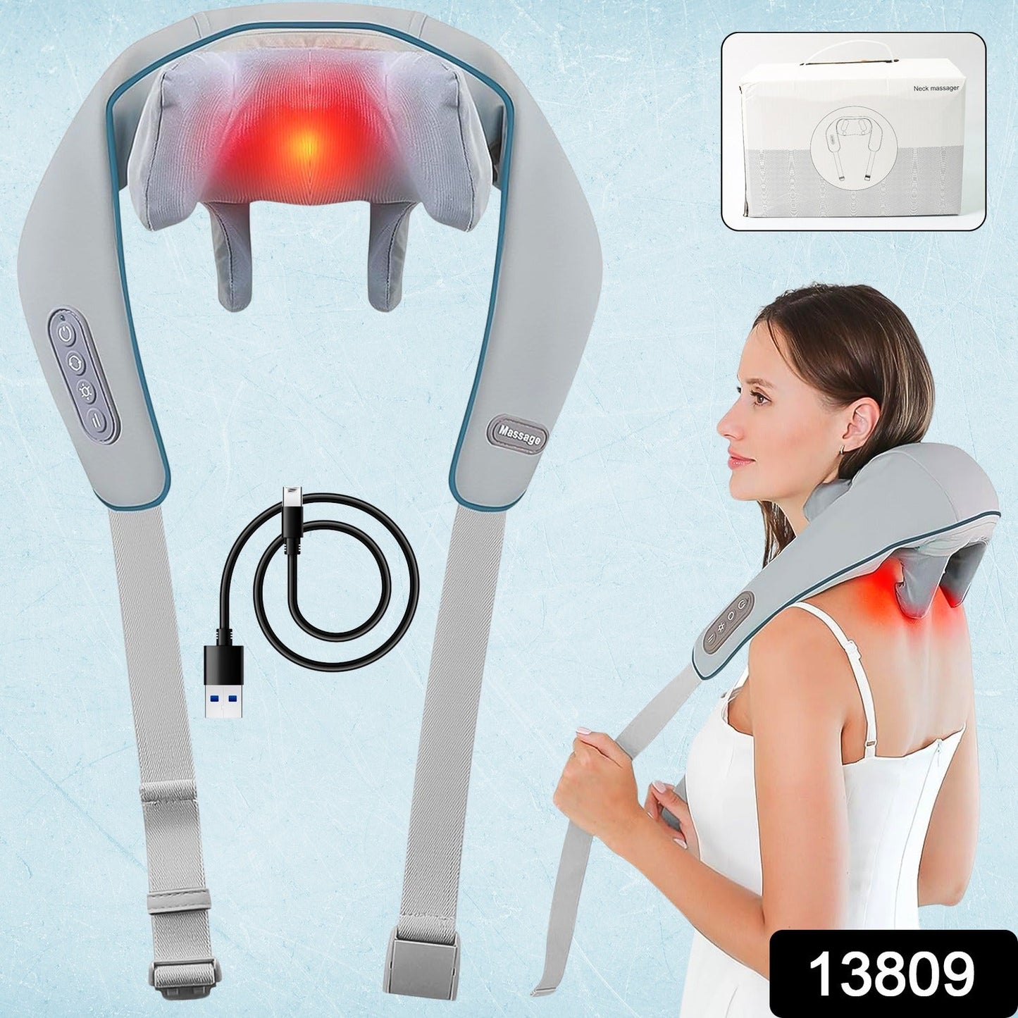 Shiatsu Neck and Back Massager SWASTIK CREATIONS The Trend Point