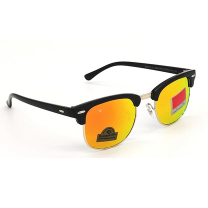 Orange Eltrose Square Sunglasses (SUN-RN-3016-ORG3GLD-M)