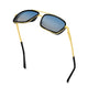 Madarian 4413 Square Sunglasses (SUN-RN-4413-BLU2GLD-M)