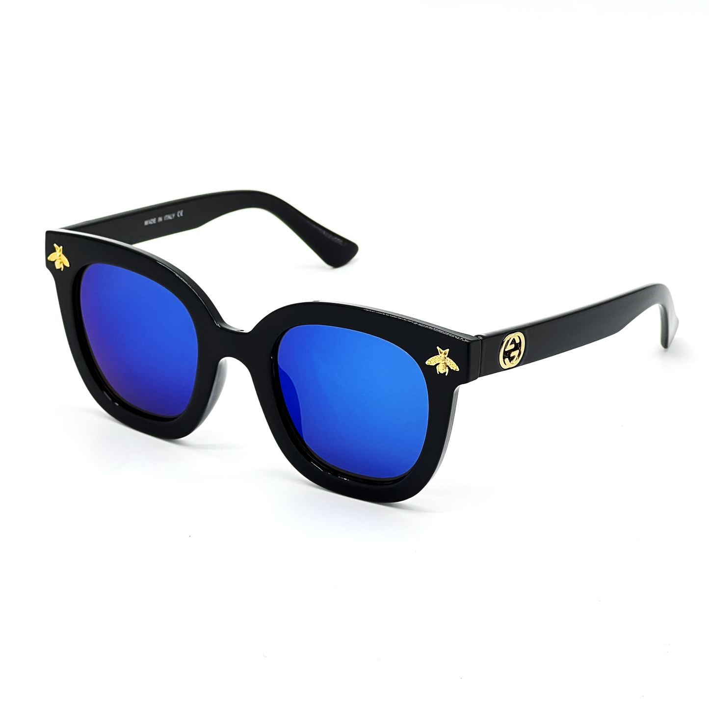 Blue monza Square Sunglasses (SUN-GC-1500-BLU3BLK) - SWASTIK CREATIONS The Trend Point SWASTIK CREATIONS The Trend Point