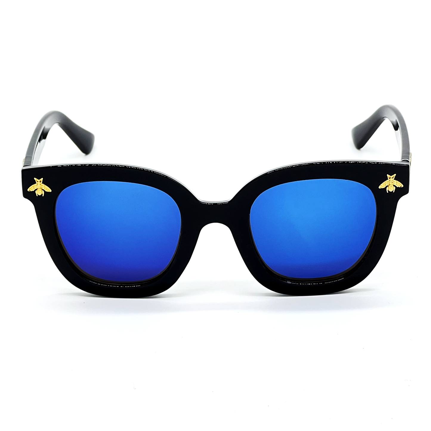 Blue monza Square Sunglasses (SUN-GC-1500-BLU3BLK) - SWASTIK CREATIONS The Trend Point SWASTIK CREATIONS The Trend Point