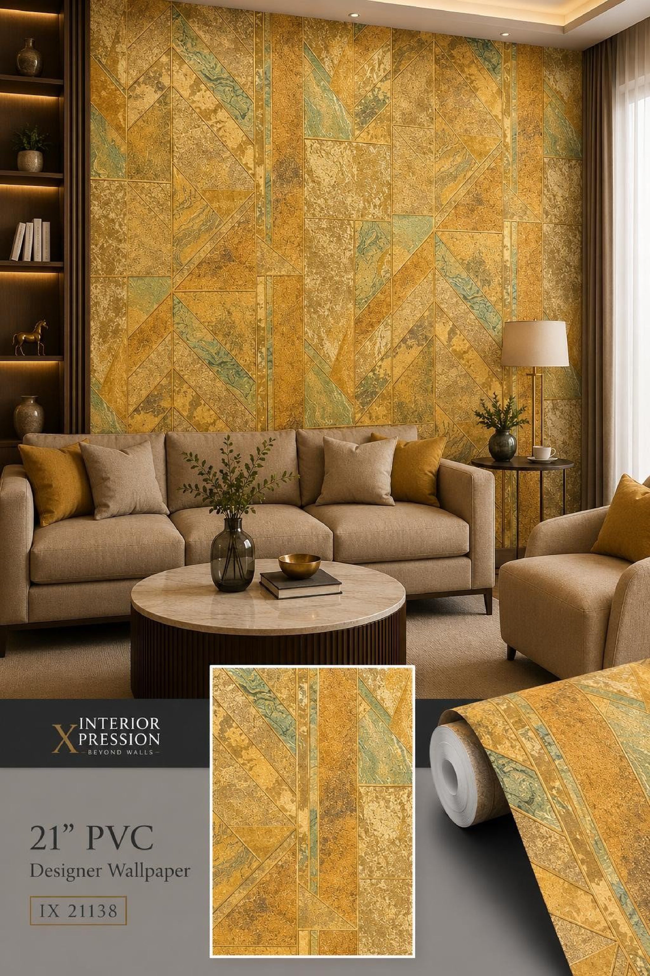W02 3D Premium PVC Designer Wallpaper