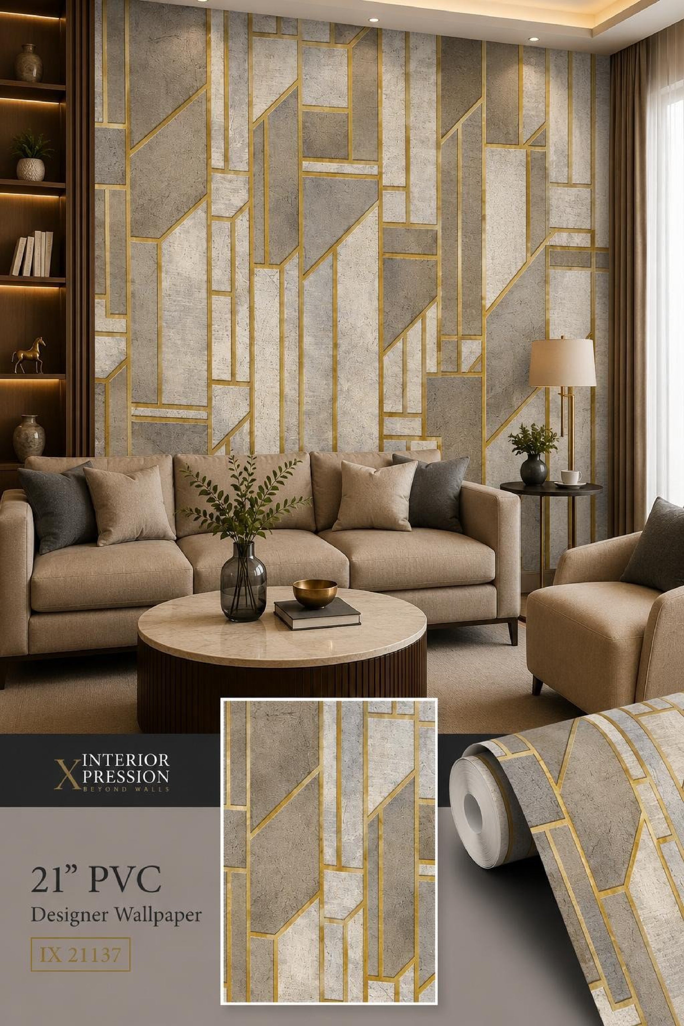 W06 3D Premium PVC Designer Wallpaper