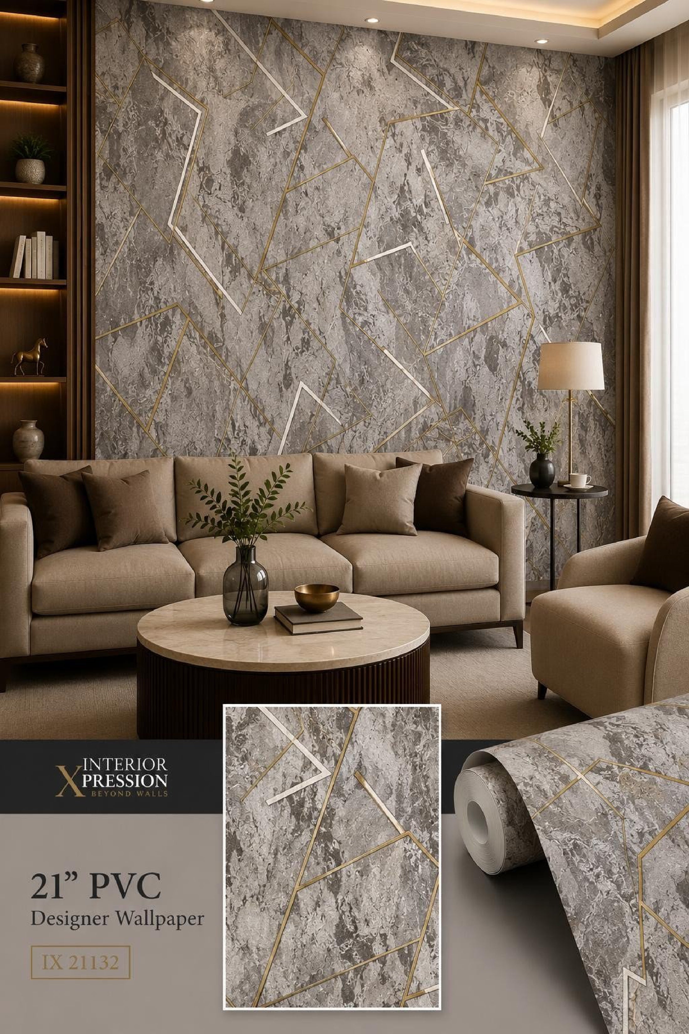 W13 3D Premium PVC Designer Wallpaper