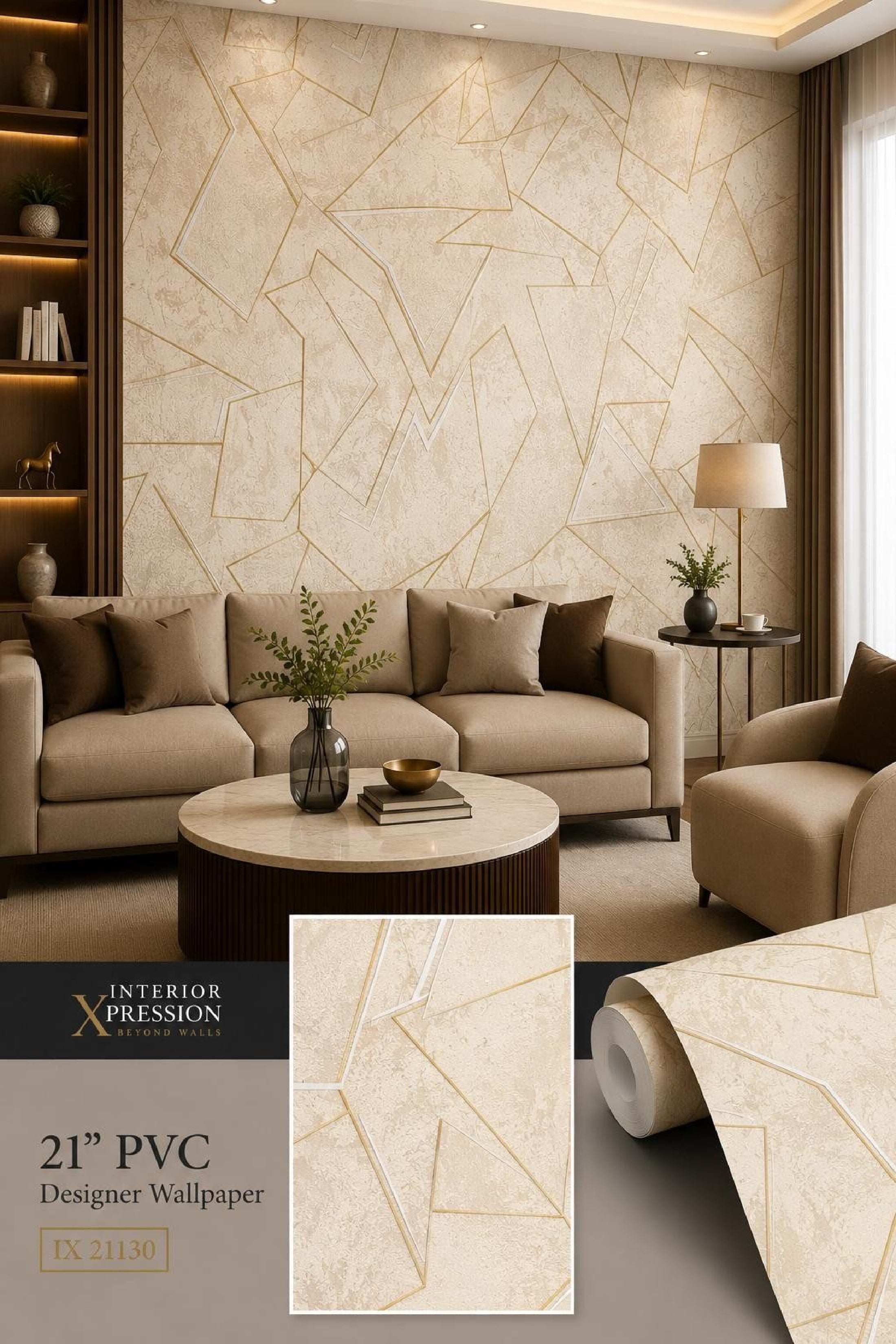 W15 3D Premium PVC Designer Wallpaper