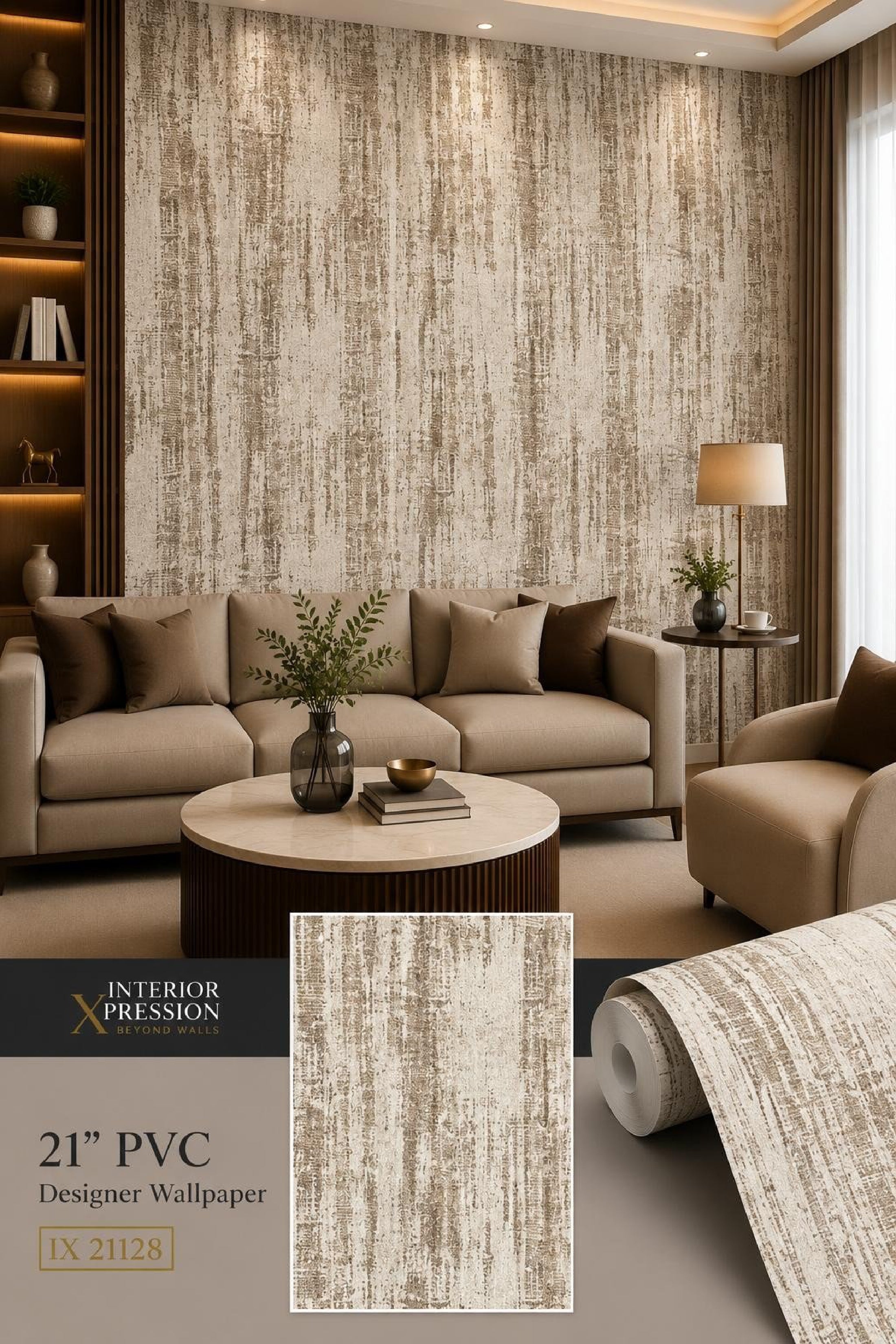 W17 3D Premium PVC Designer Wallpaper