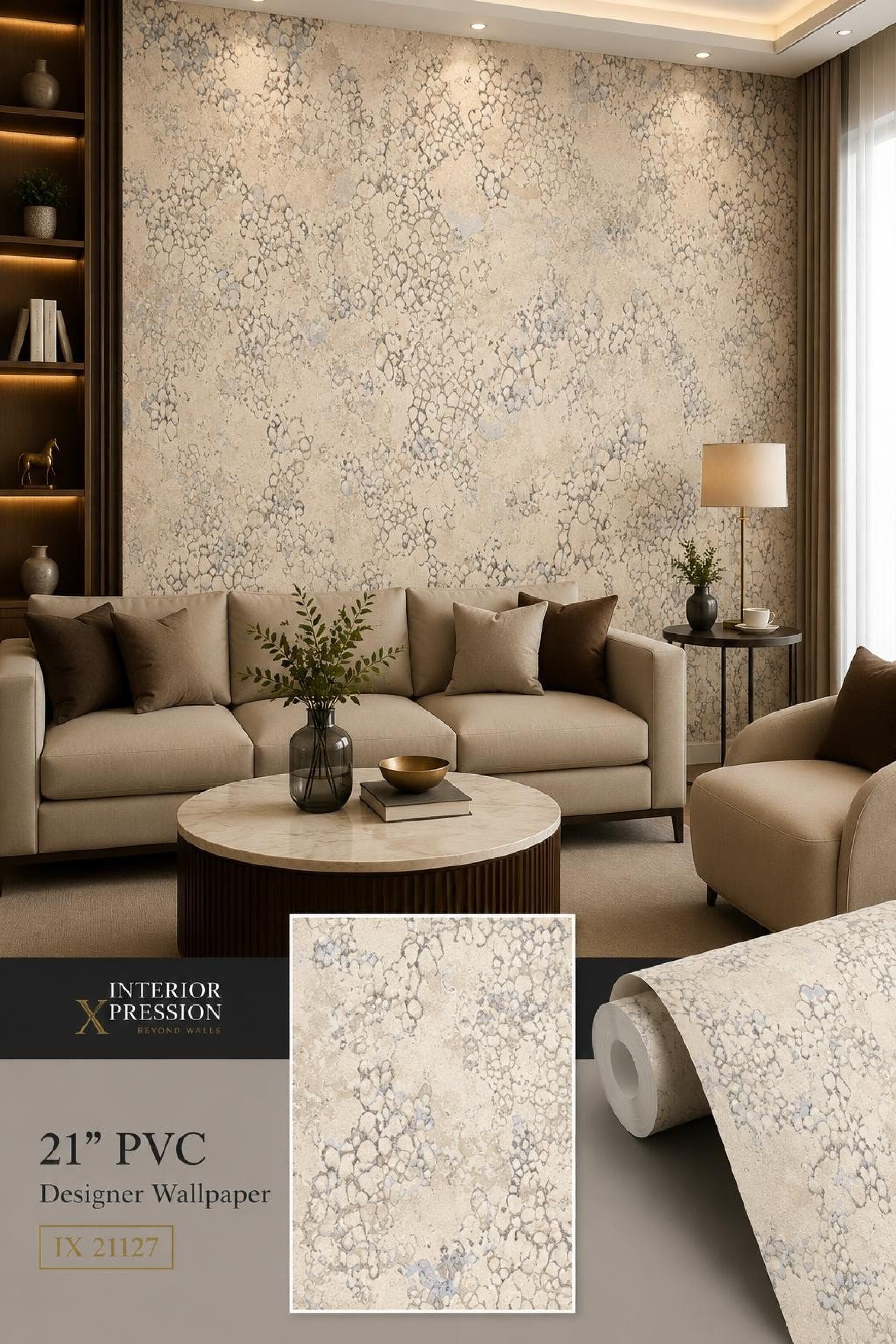 W19 3D Premium PVC Designer Wallpaper
