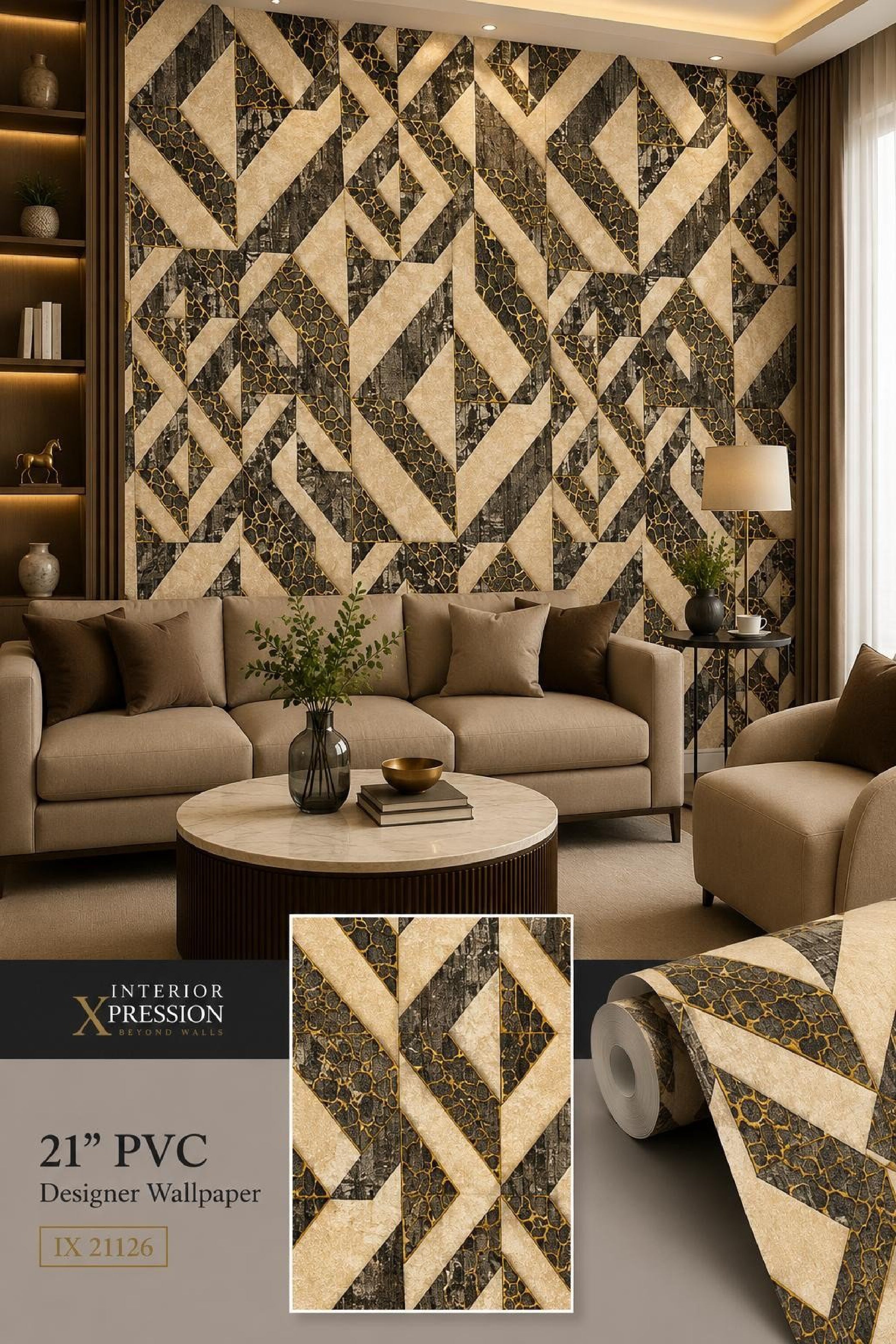 W20 3D Premium PVC Designer Wallpaper