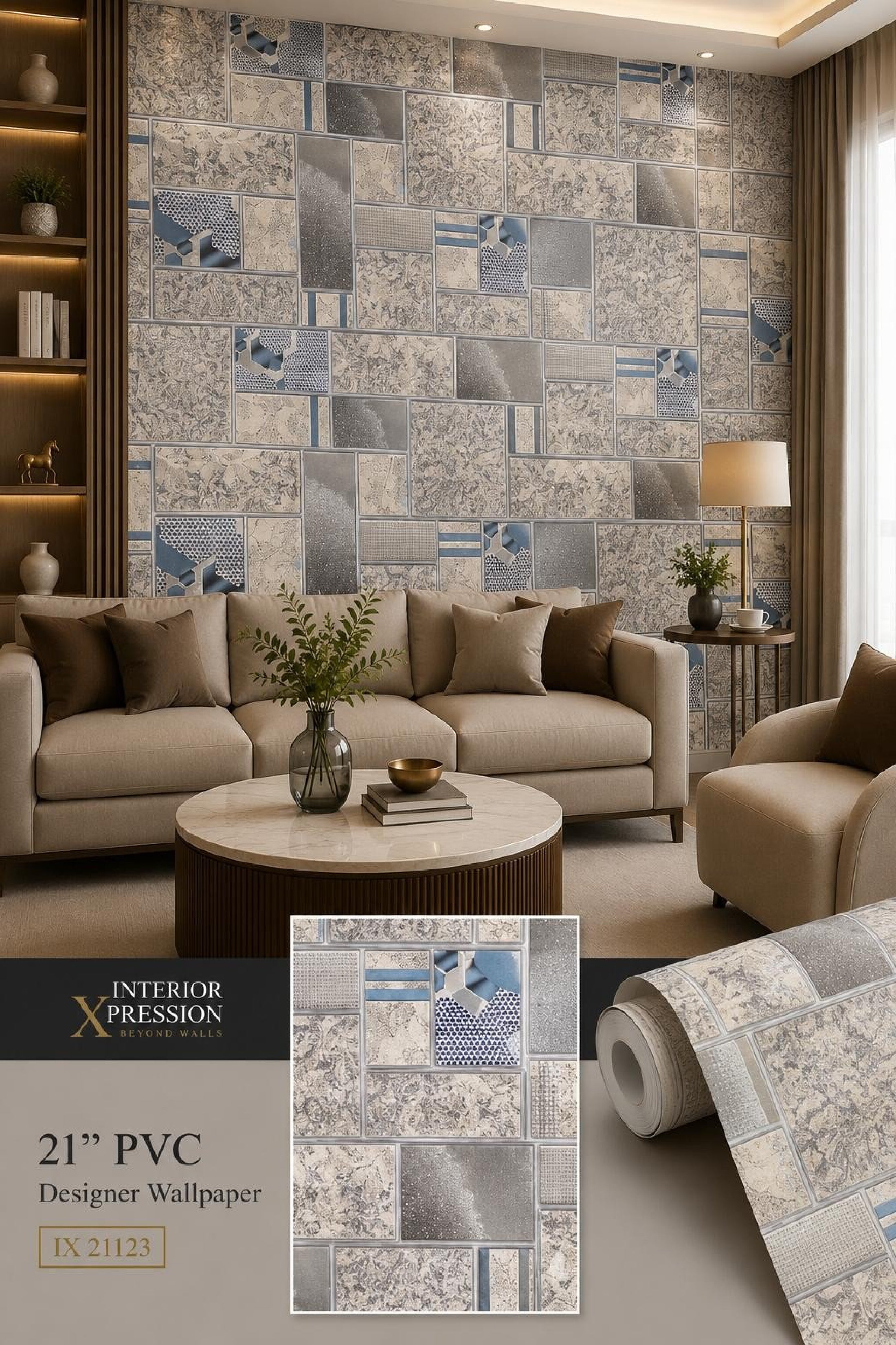 W26 3D Premium PVC Designer Wallpaper