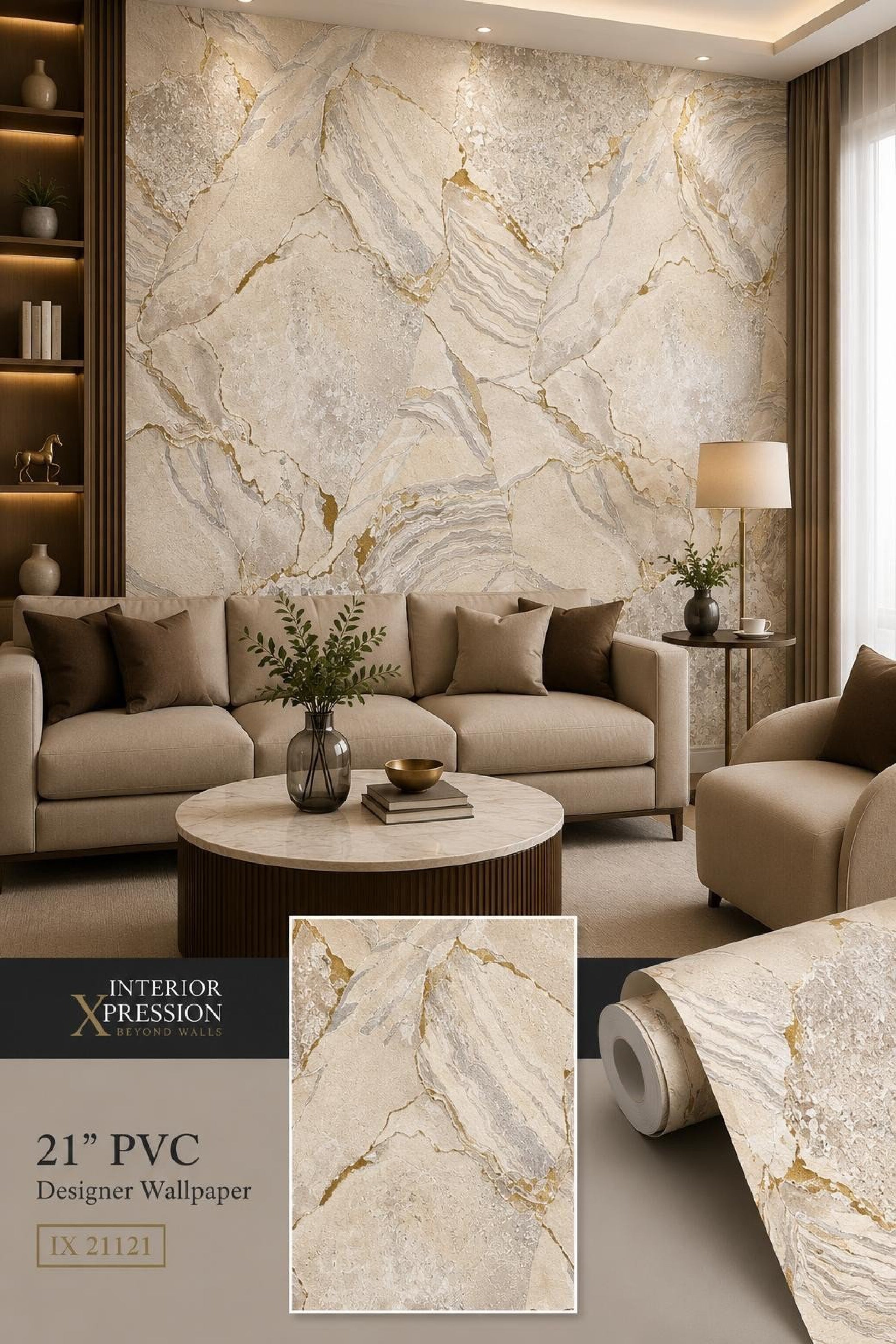 W29 3D Premium PVC Designer Wallpaper