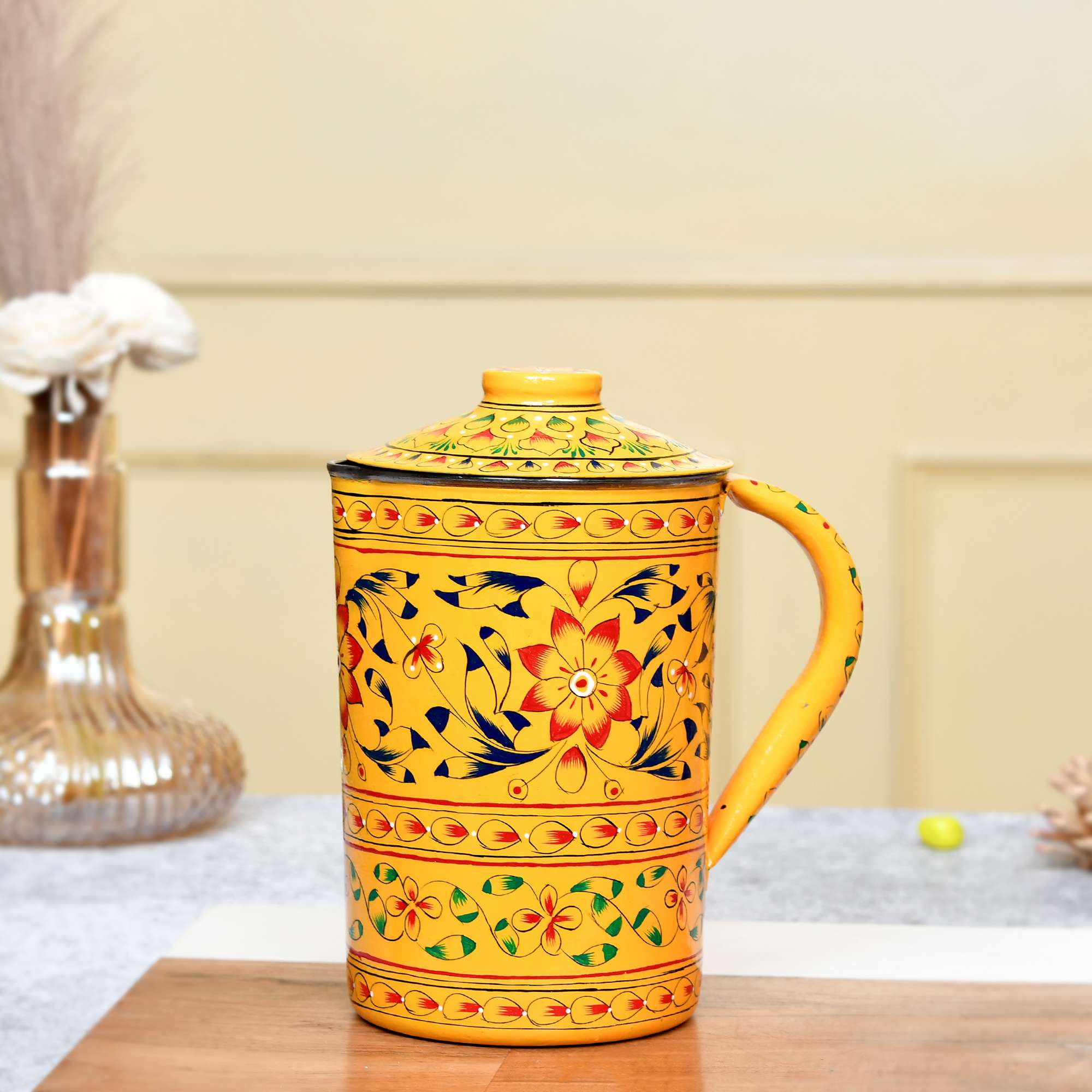 Aluminium Jug – 21 cm for kitchen décor ,Table Top , And Home Decoration (JG1) - SWASTIK CREATIONS The Trend Point