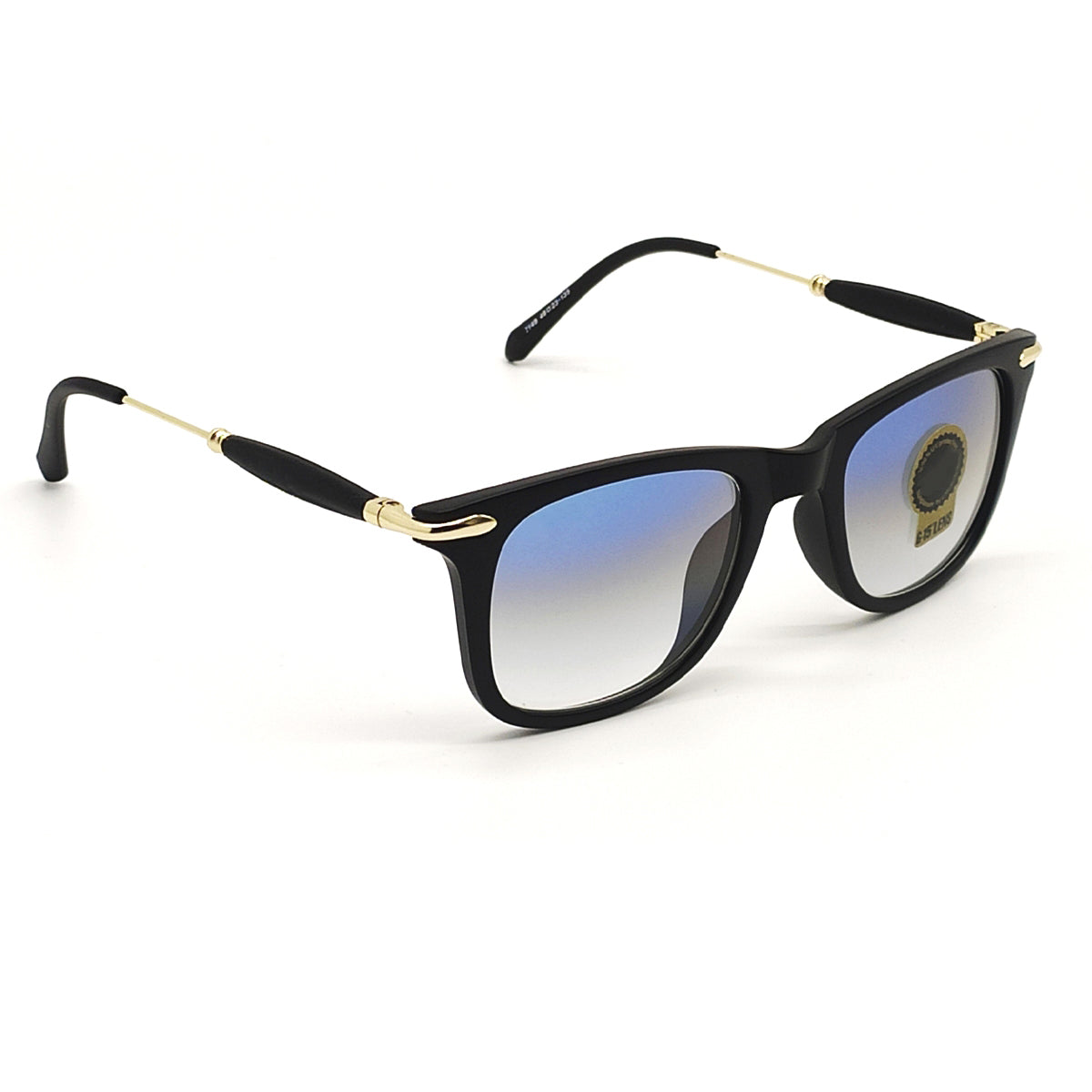 Blue Enigte Square Sunglasses (SUN-RN-2148-BLU2GLD-M)