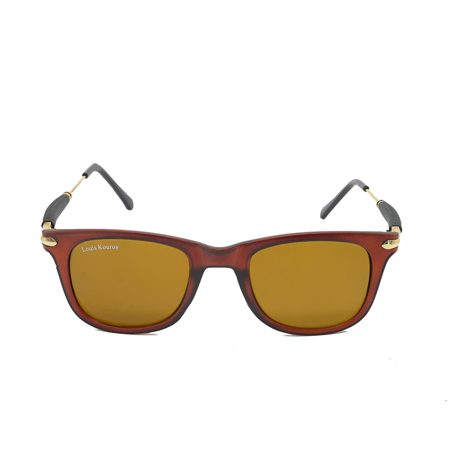 Brown Buloster Square Sunglasses (SUN-LK-2148-BRN1GLD-M) - SWASTIK CREATIONS The Trend Point SWASTIK CREATIONS The Trend Point