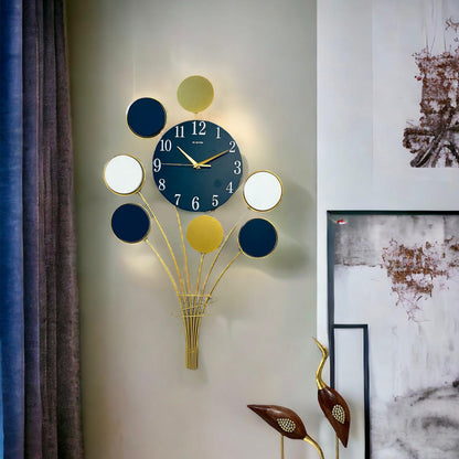 Balloon Shape Metal Wall Clock Art - SWASTIK CREATIONS The Trend Point