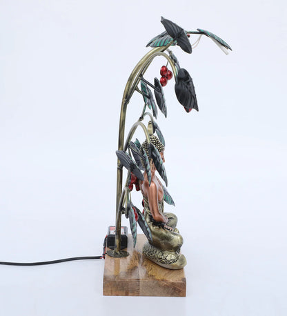 Buddha Tree Multicolour Iron Idol - SWASTIK CREATIONS The Trend Point