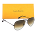 Brown Armstoner Aviator Sunglasses (SUN-LK-3026-BRN2BLK-M)