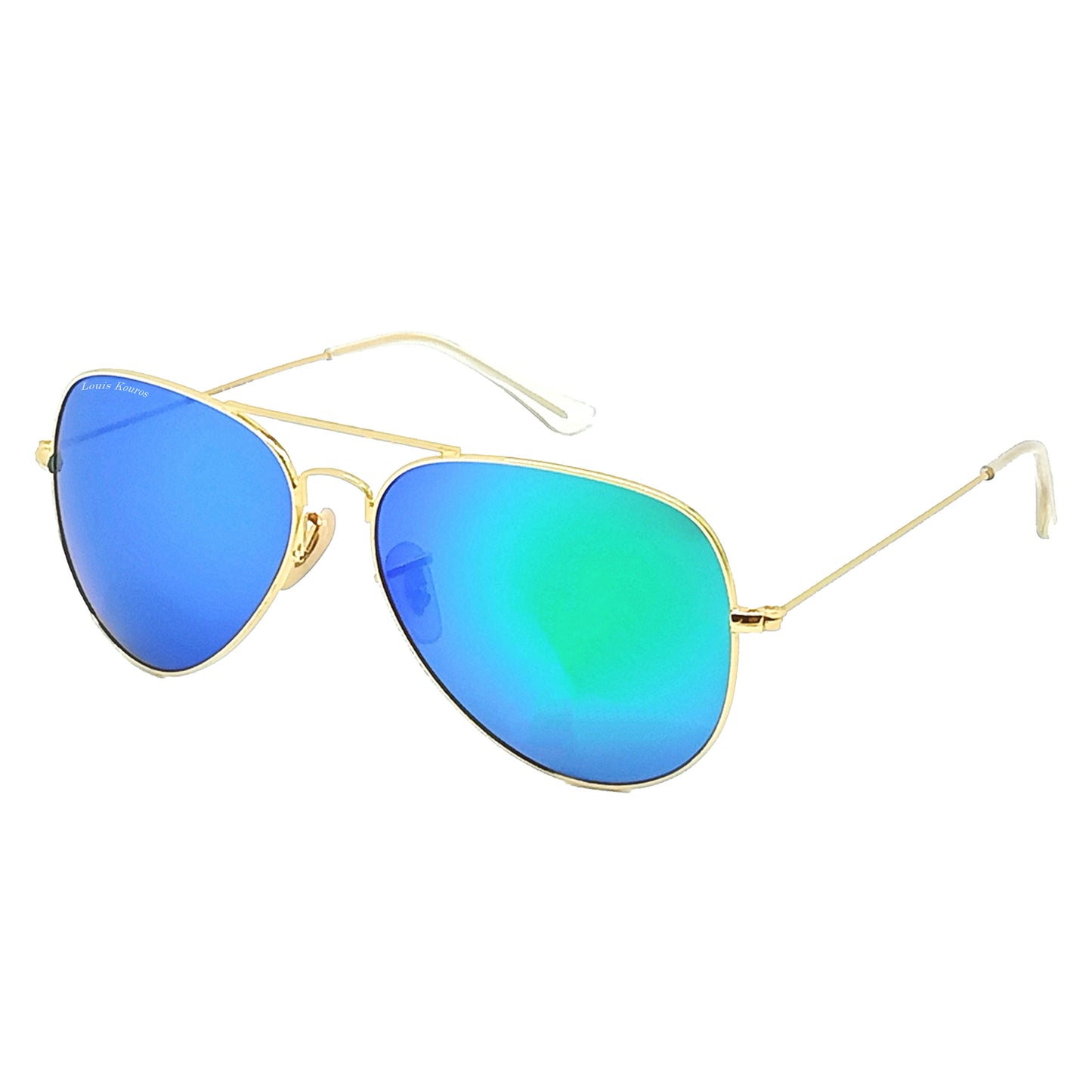 Green Armstoner Aviator Sunglasses (SUN-LK-3026-AQG3GLD-M) - SWASTIK CREATIONS The Trend Point SWASTIK CREATIONS The Trend Point