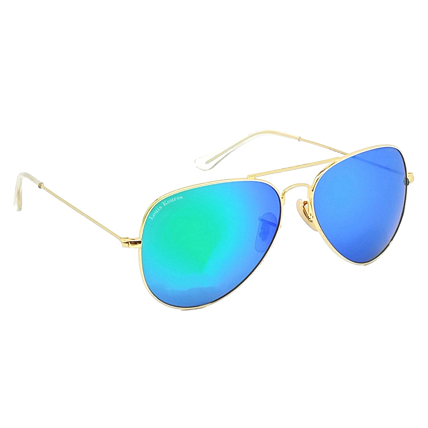 Green Armstoner Aviator Sunglasses (SUN-LK-3026-AQG3GLD-M) - SWASTIK CREATIONS The Trend Point SWASTIK CREATIONS The Trend Point