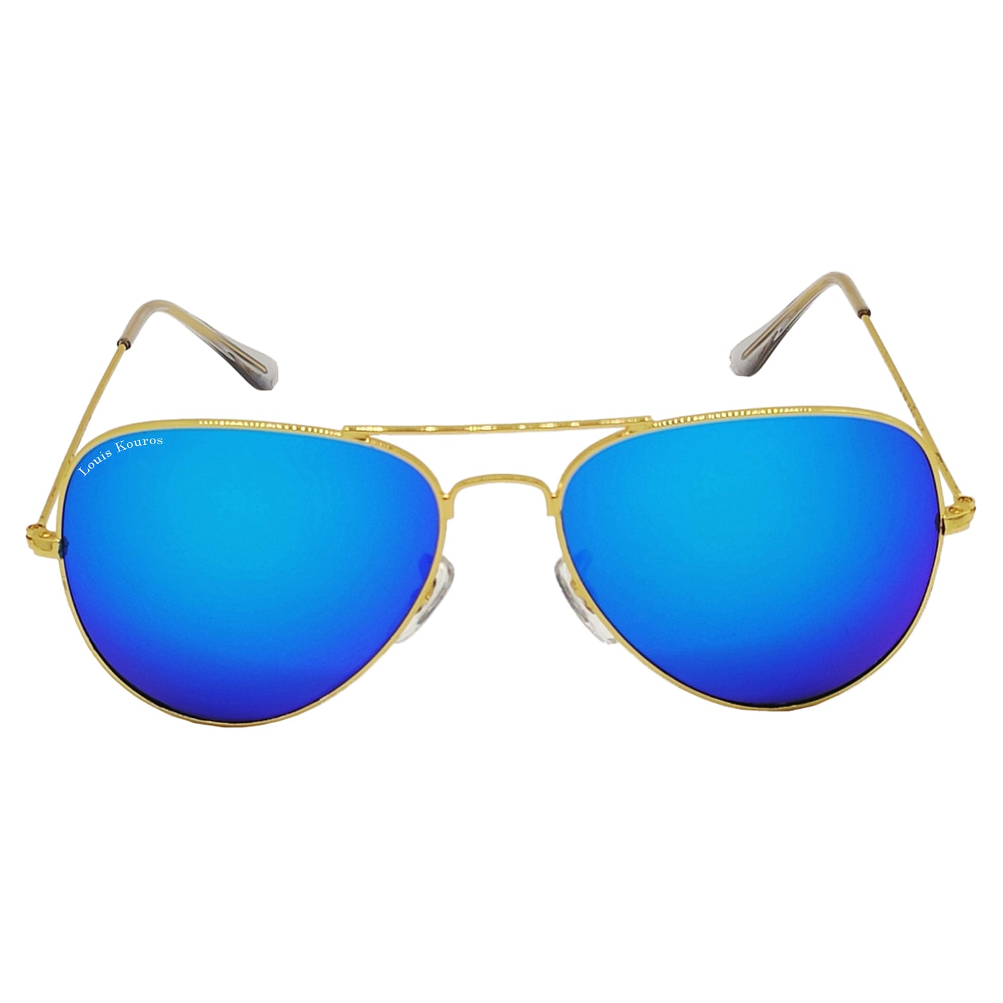 Blue Armstoner Aviator Sunglasses (SUN-LK-3026-AQB3GLD-M) - SWASTIK CREATIONS The Trend Point SWASTIK CREATIONS The Trend Point