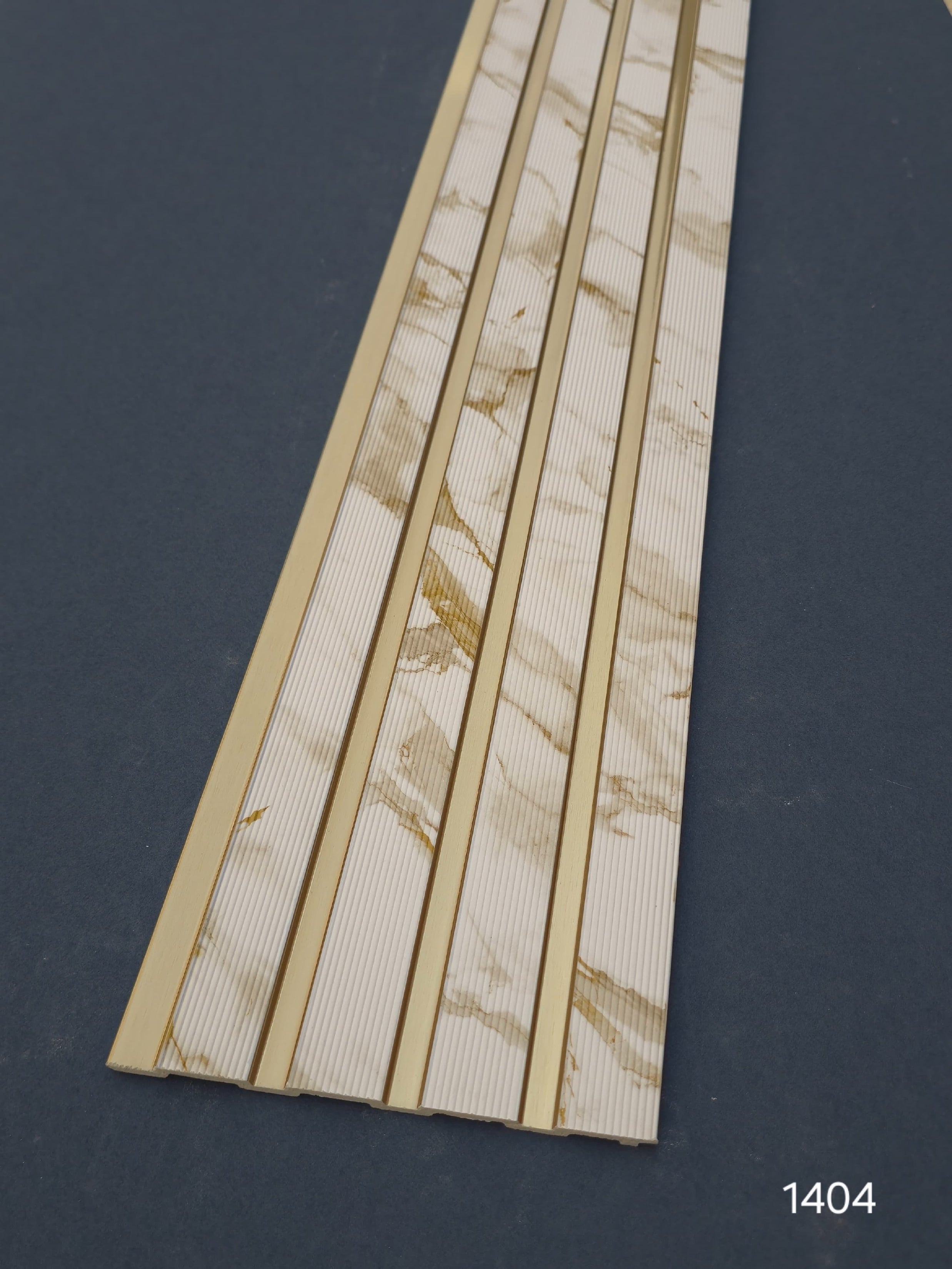 Code 1404 - Premium Charcoal Fluted Louver Panels (1 box of 16pcs) (Min 10 box order)