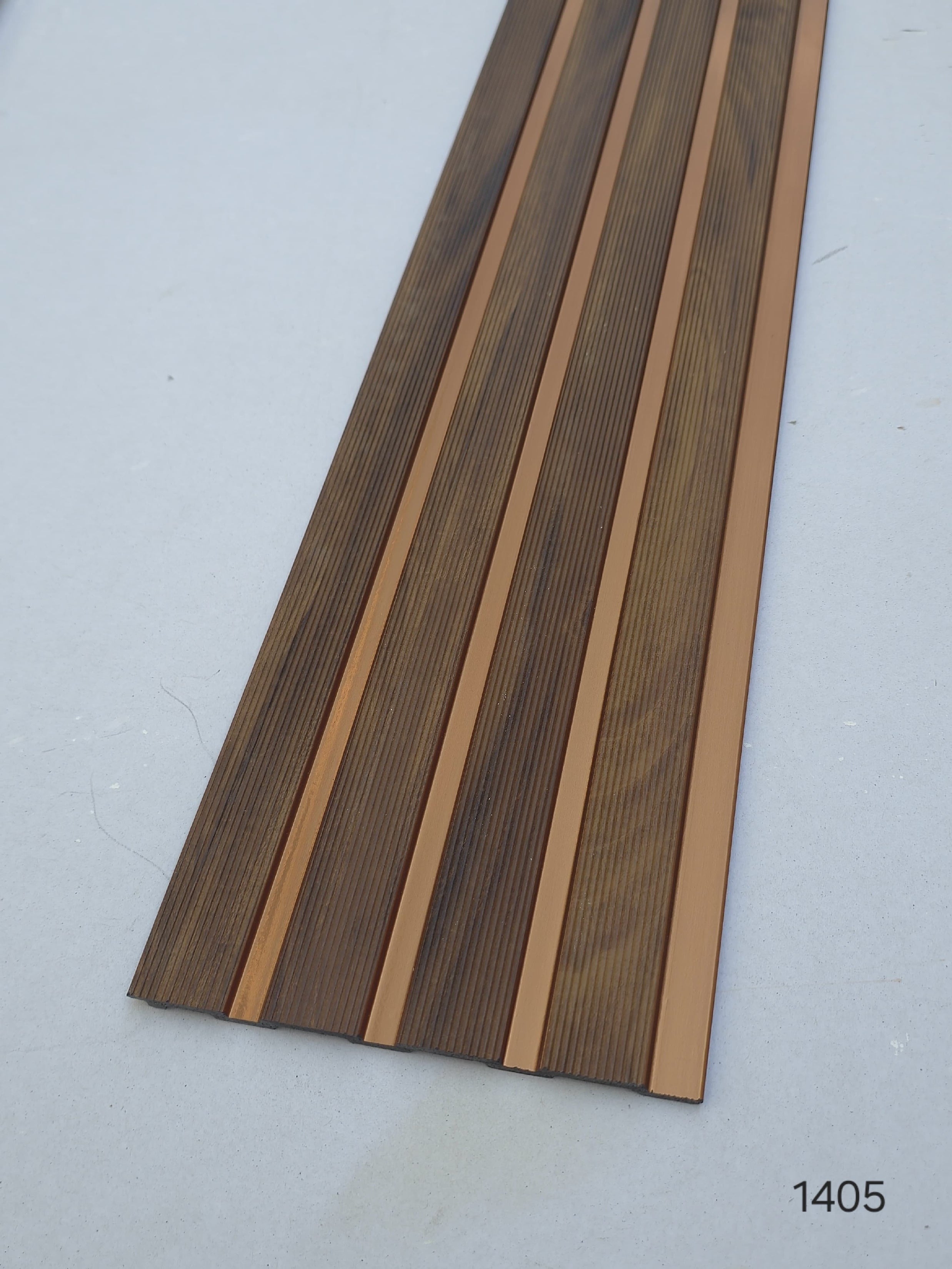 Code 1405 - Premium Charcoal Fluted Louver Panels (1 box of 16pcs) (Min 10 box order)