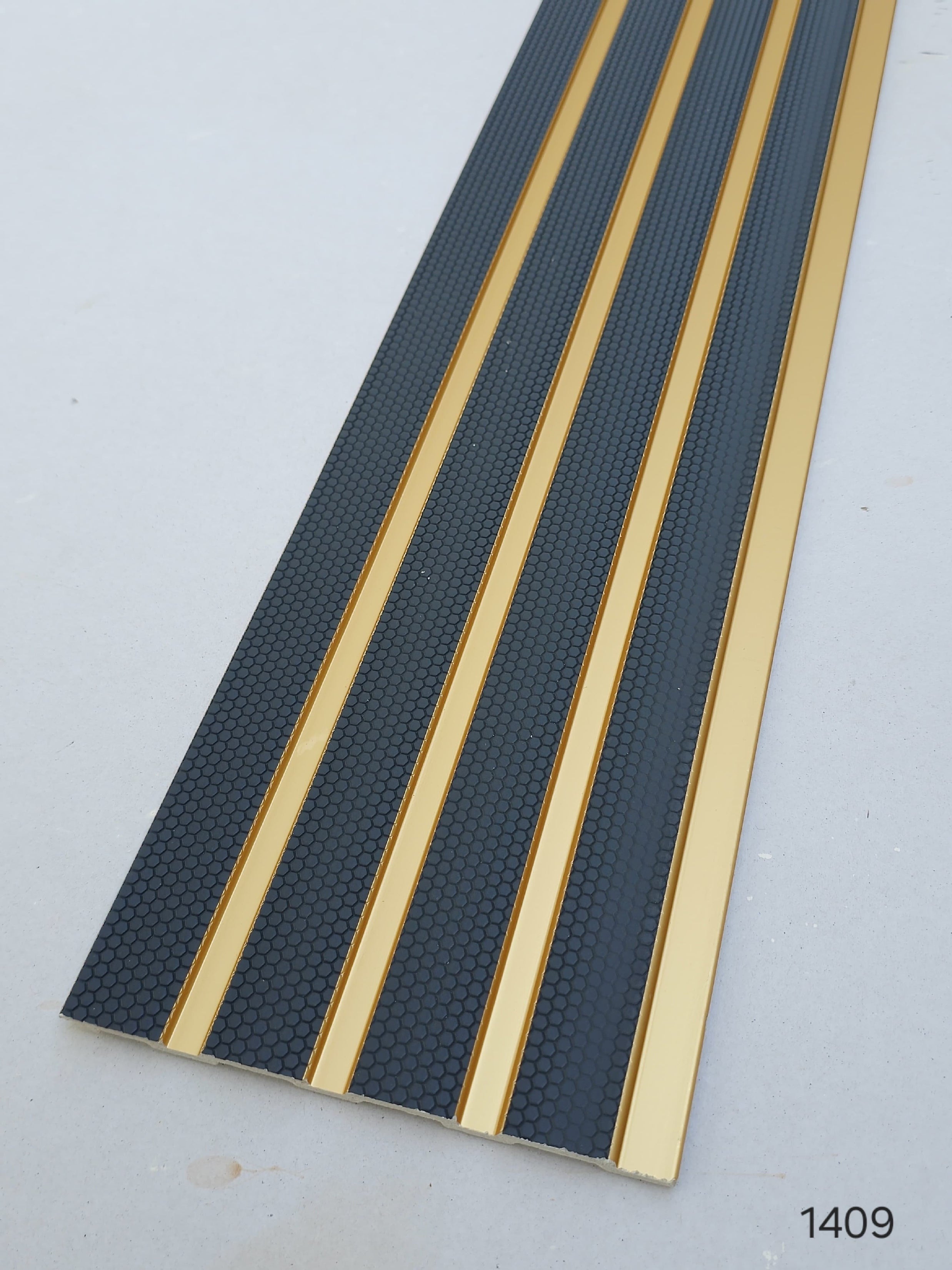 Code 1409 - Premium Charcoal Fluted Louver Panels (1 box of 16pcs) (Min 10 box order)