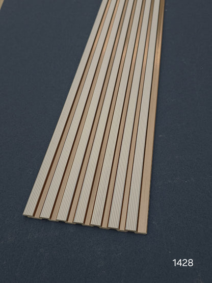 Code 1428 - Premium Charcoal Fluted Louver Panels (1 box of 16pcs) (Min 10 box order)