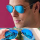 Purosangue 3026 Aviator Sunglasses (SUN-RN-3026-AQB3GLD-M)