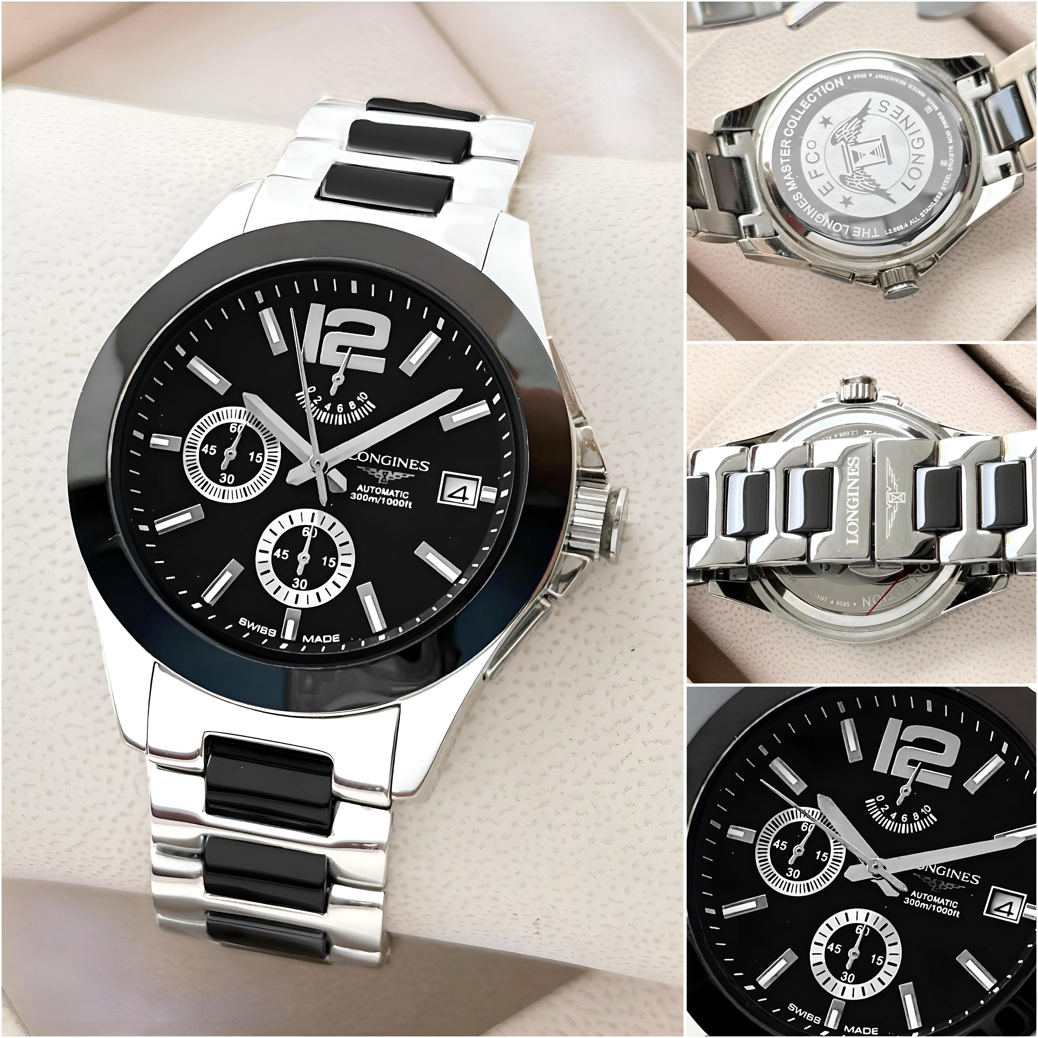 Conquest Ceramic Chronograph Detailed with Perfection watch - SWASTIK CREATIONS The Trend Point