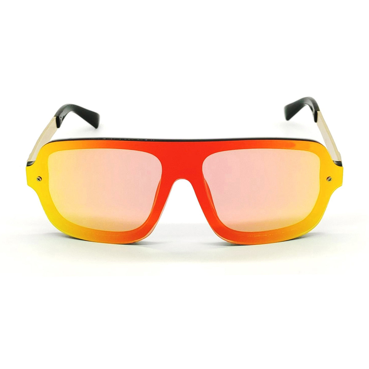 Orange HONEST Square Sunglasses (SUN-LC-0791-ORG3GLD) - SWASTIK CREATIONS The Trend Point SWASTIK CREATIONS The Trend Point