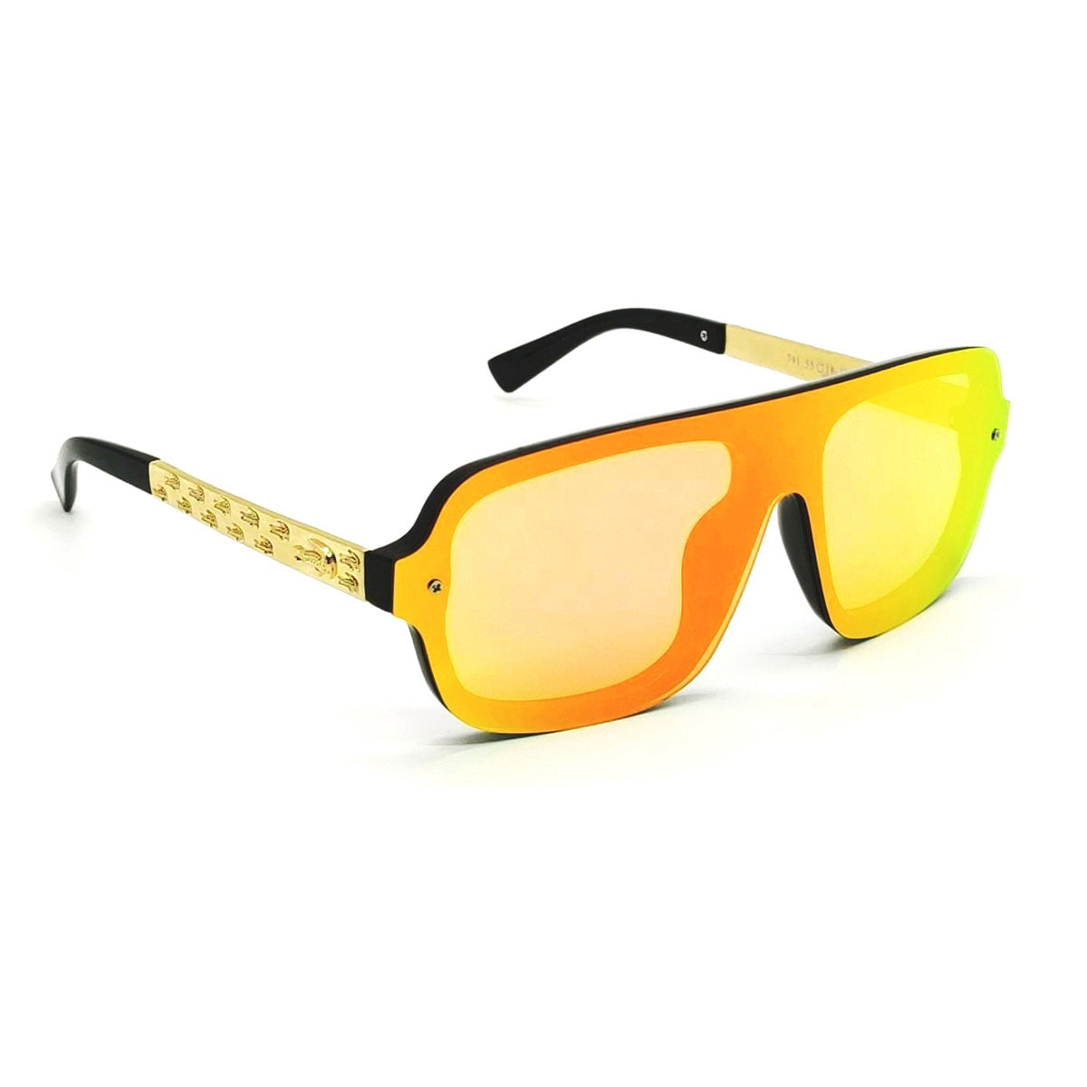 Orange HONEST Square Sunglasses (SUN-LC-0791-ORG3GLD) - SWASTIK CREATIONS The Trend Point SWASTIK CREATIONS The Trend Point