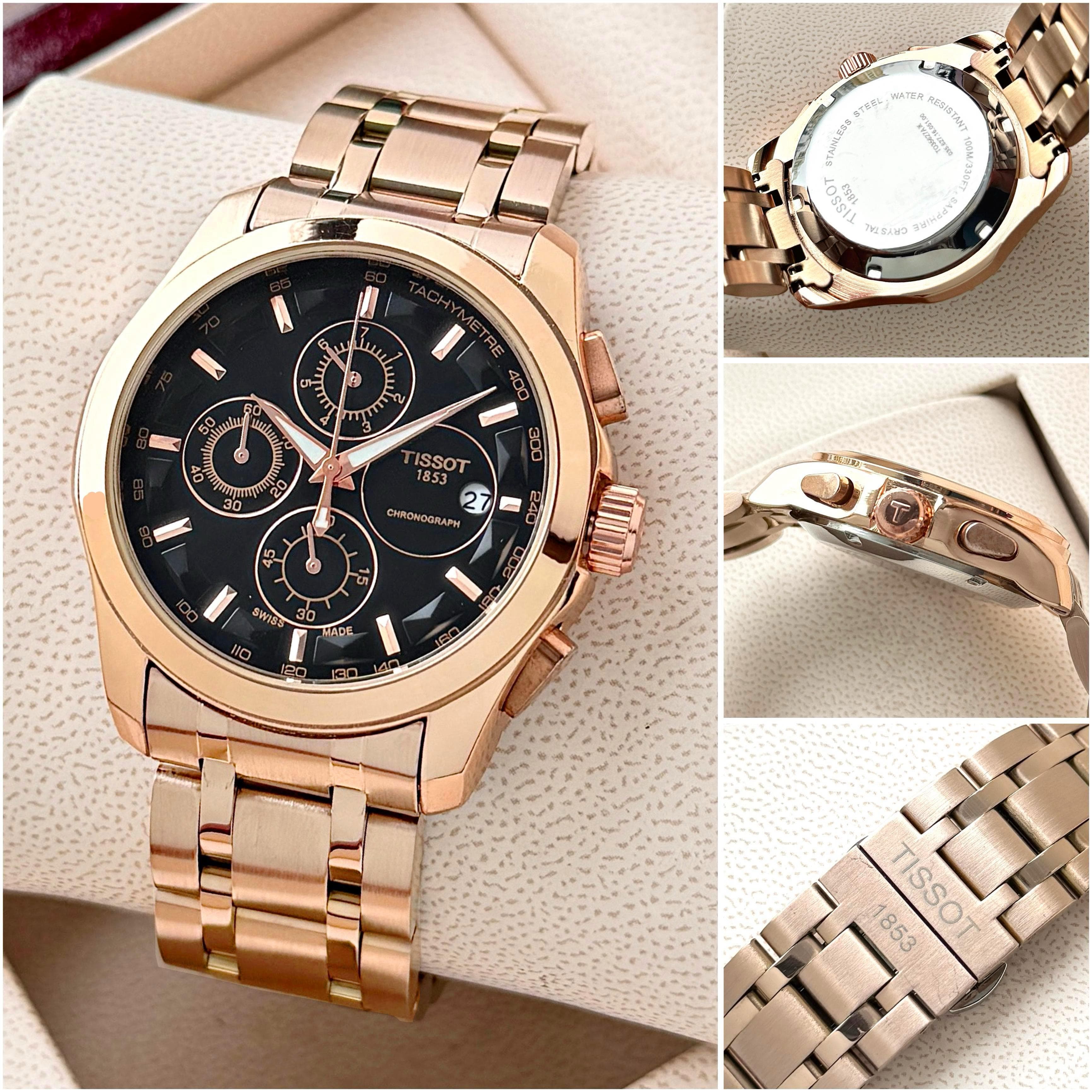 Couturier Premius Rose Gold Detailed with Perfection watch - SWASTIK CREATIONS The Trend Point