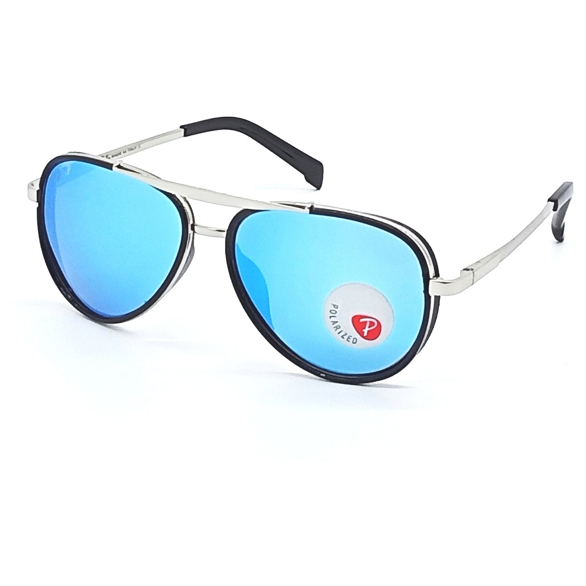 Frogurist 4414 Aviator Sunglasses (SUN-RN-4414-AQB3SIL-M) SWASTIK CREATIONS The Trend Point