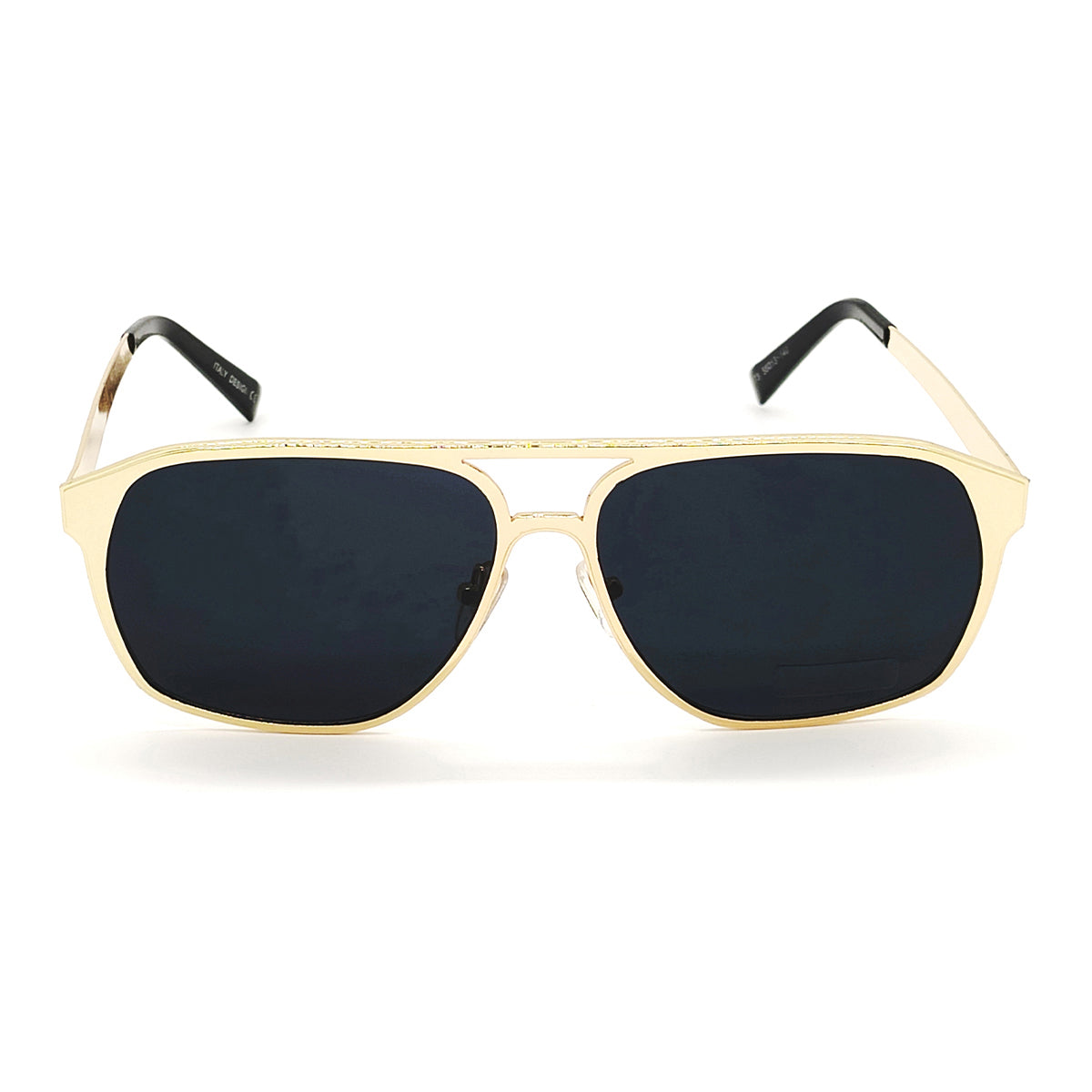 Black MECH BEASTS Square Sunglasses (SUN-LC-0144-BLK1GLD) - SWASTIK CREATIONS The Trend Point SWASTIK CREATIONS The Trend Point