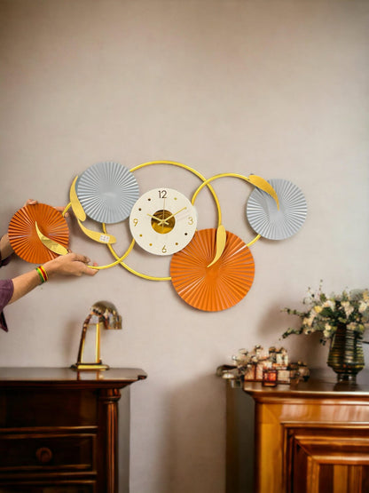 Designer Metal Wall Clock Art - SWASTIK CREATIONS The Trend Point