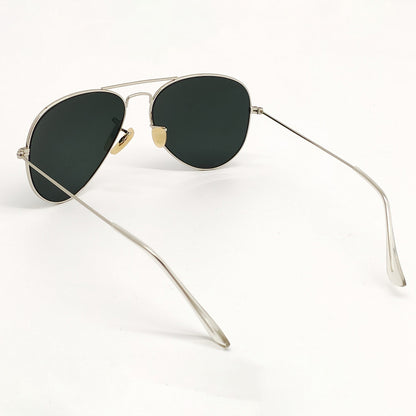 Purosangue 3026 Aviator Sunglasses (SUN-RN-3026-BLK1SIL-M)