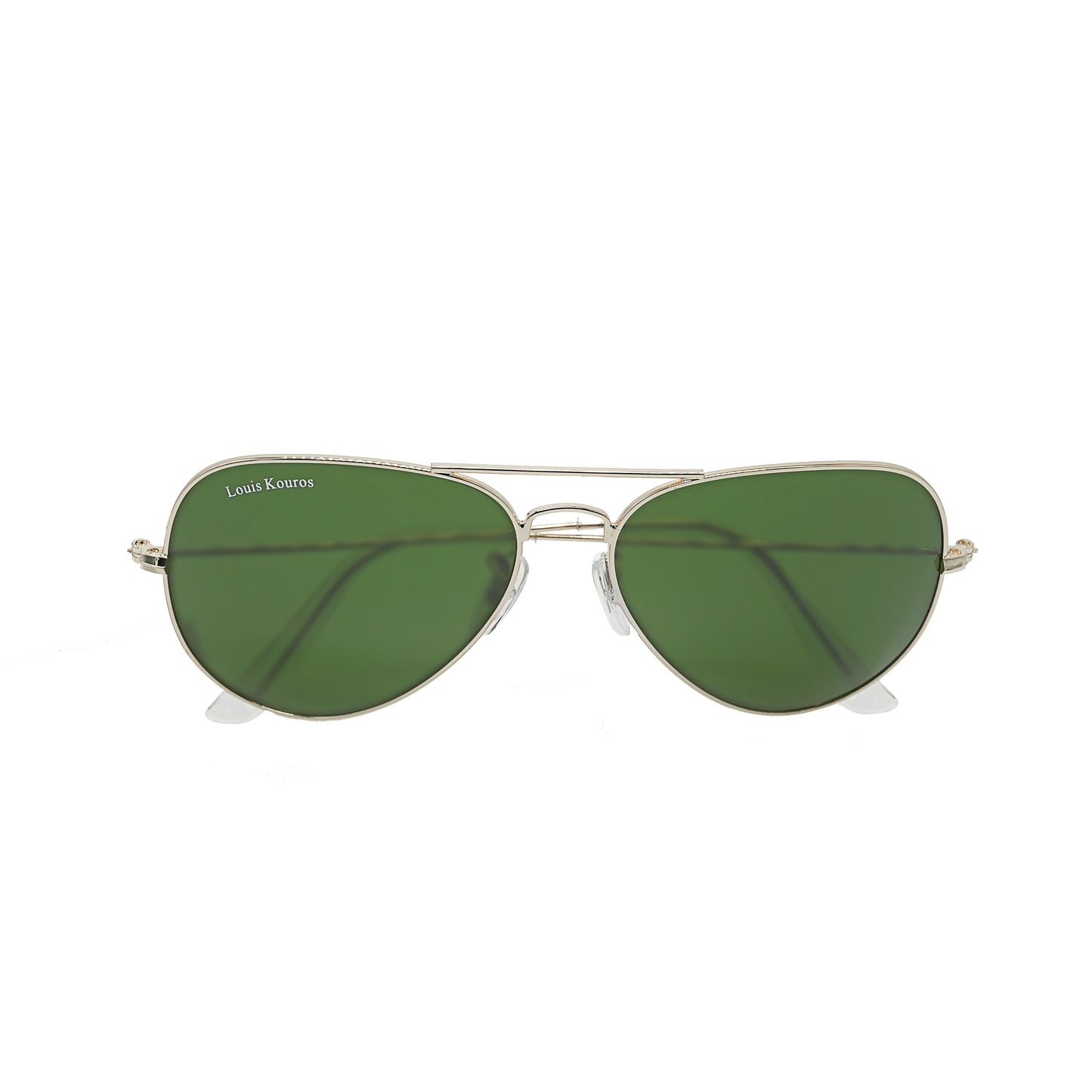 Green Armstoner Aviator Sunglasses (SUN-LK-3026-GRN1SIL-M) SWASTIK CREATIONS The Trend Point