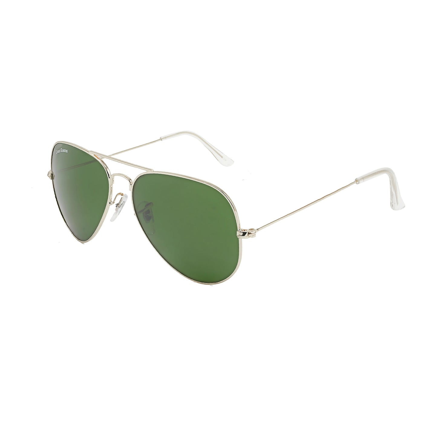 Green Armstoner Aviator Sunglasses (SUN-LK-3026-GRN1SIL-M) SWASTIK CREATIONS The Trend Point