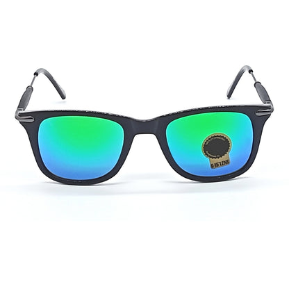 Aqua Green Enigte Square Sunglasses (SUN-RN-2148-AQG3BLK-M)