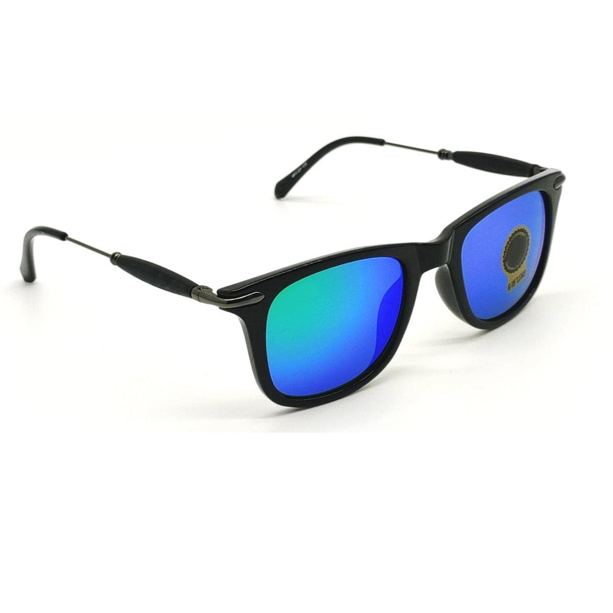 Aqua Green Enigte Square Sunglasses (SUN-RN-2148-AQG3BLK-M) SWASTIK CREATIONS The Trend Point