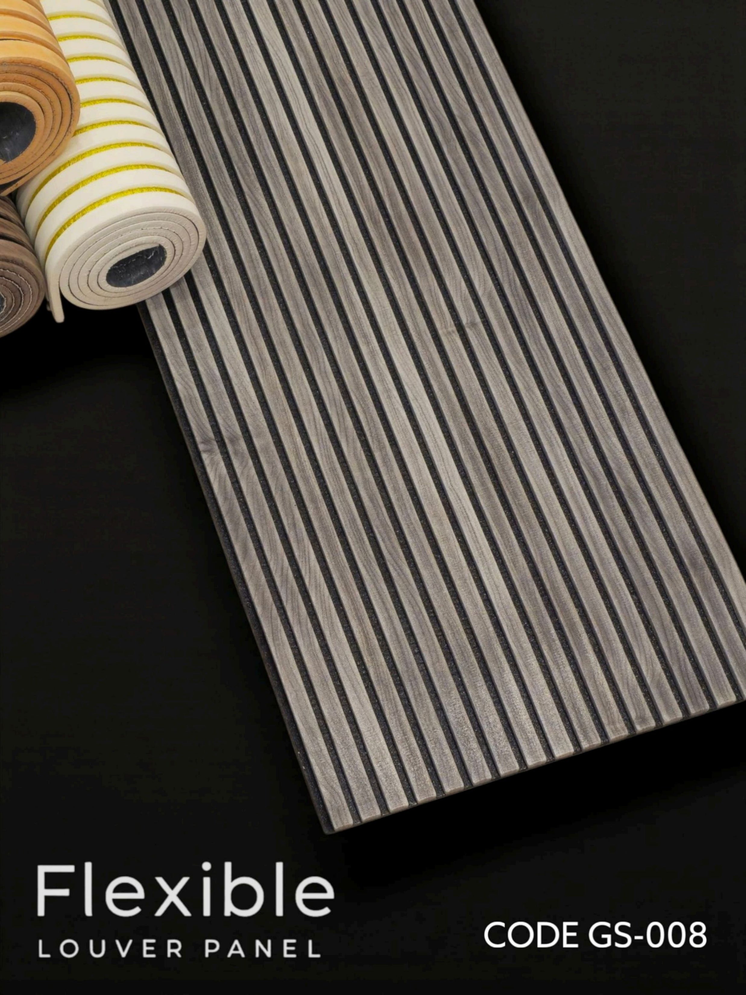 Flexible Louver Panels (size 27 x 110 inch) (Thickness 12mm) GS008 - SWASTIK CREATIONS The Trend Point