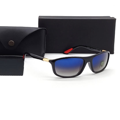 Monza RN8351 Wrap Around Sunglasses (SUN-RN-FR-8351-BLU2GLD-M)