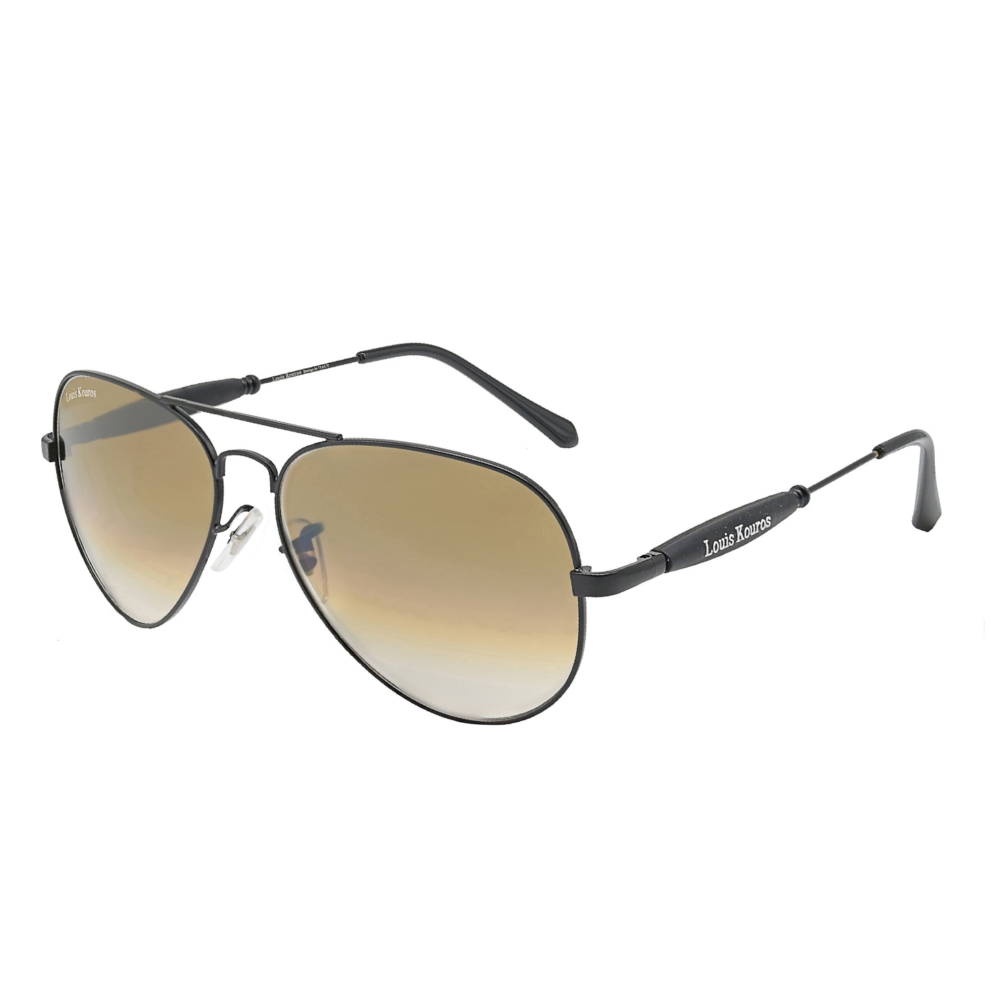 Brown Airomade Aviator Sunglasses (SUN-LK-3517-BRN2BLK-M) SWASTIK CREATIONS The Trend Point