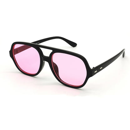 Pink GTA Square Sunglasses (SUN-GC-3340-PNK4BLK) - SWASTIK CREATIONS The Trend Point