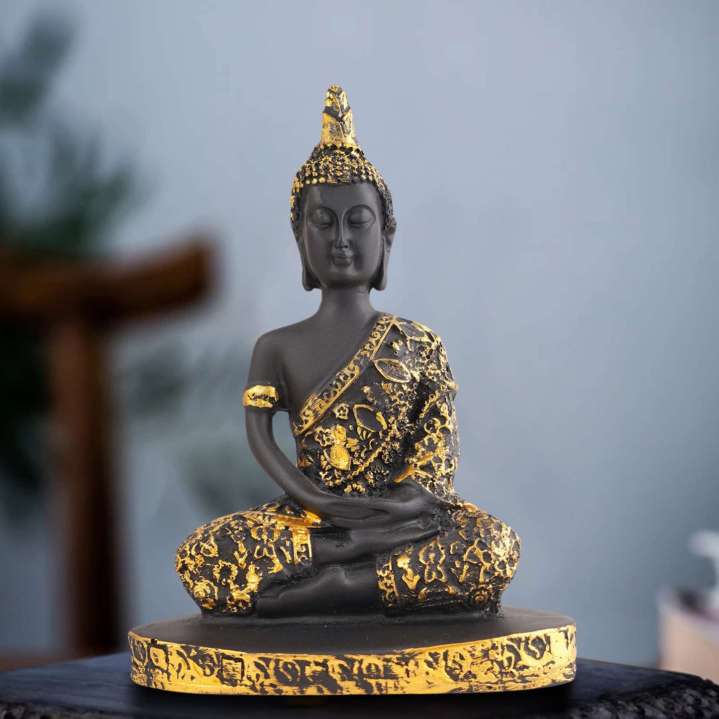 Swastik Trend Point Gautam Buddha Statue Showpiece Idol Figurine for Feng Sui, Vastu, Home Decor, Office, Diwali, Gifting, Living Room, Bedroom, Study Table -10 SWASTIK CREATIONS The Trend Point